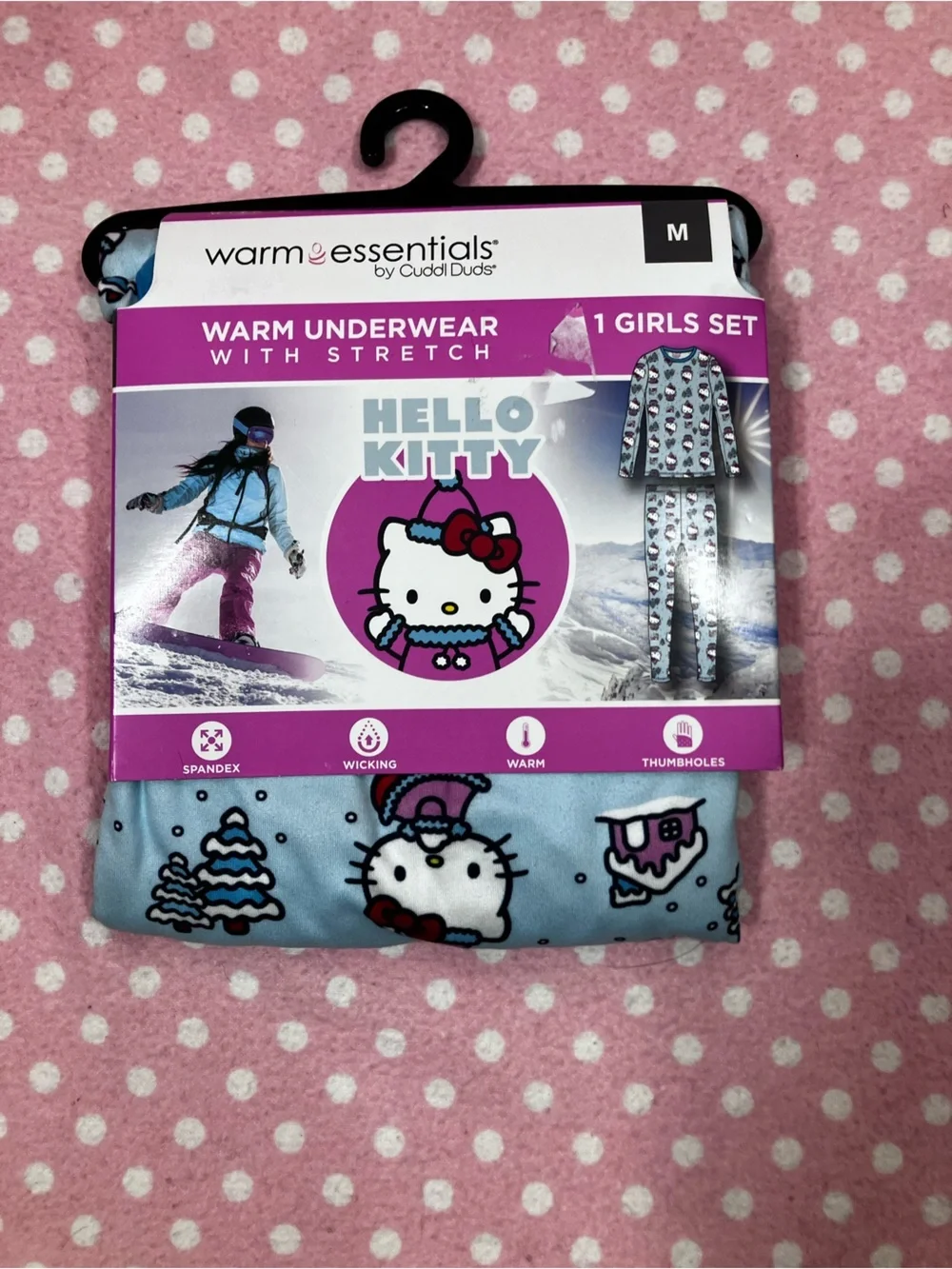 Hello Kitty Warm Underwear Girls M